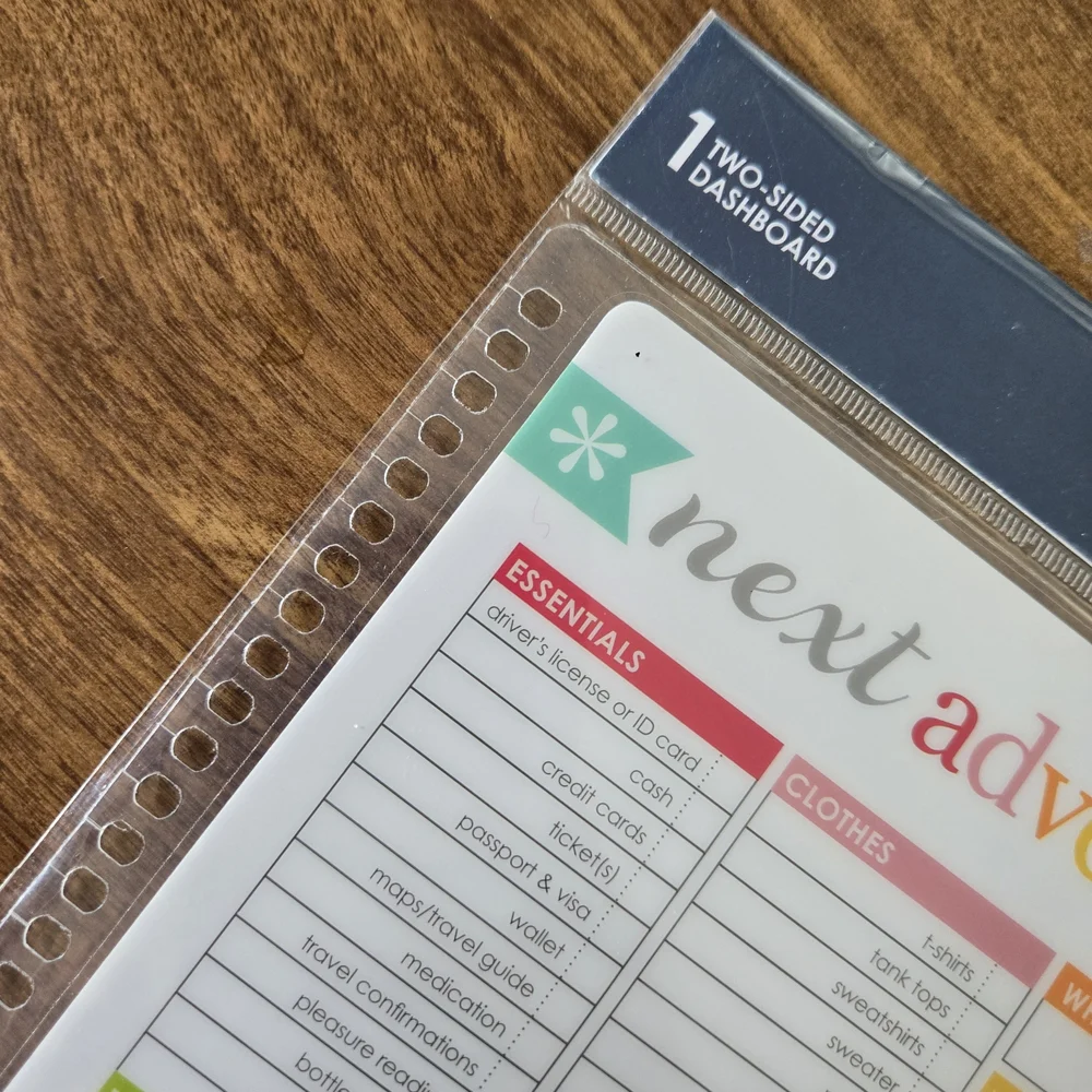 Erin Condren Travel Dashboard - Multicolor